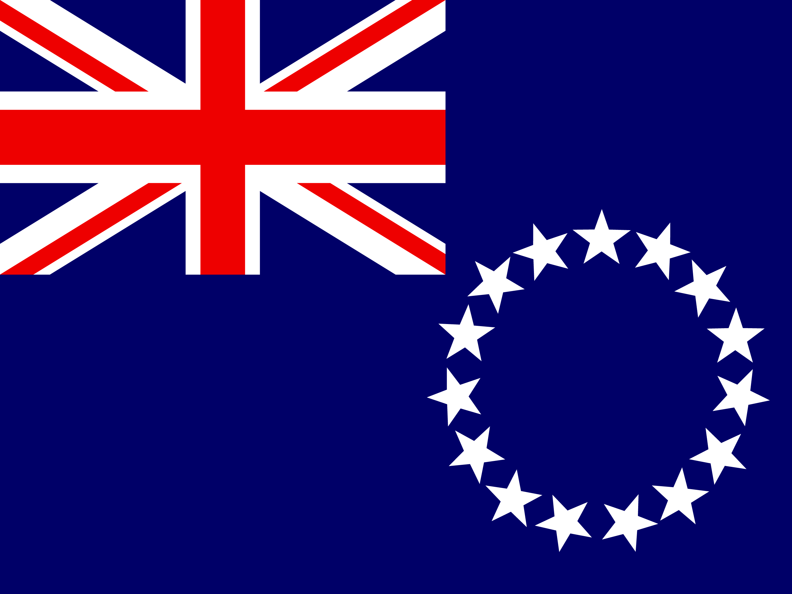 Cookøerne flag