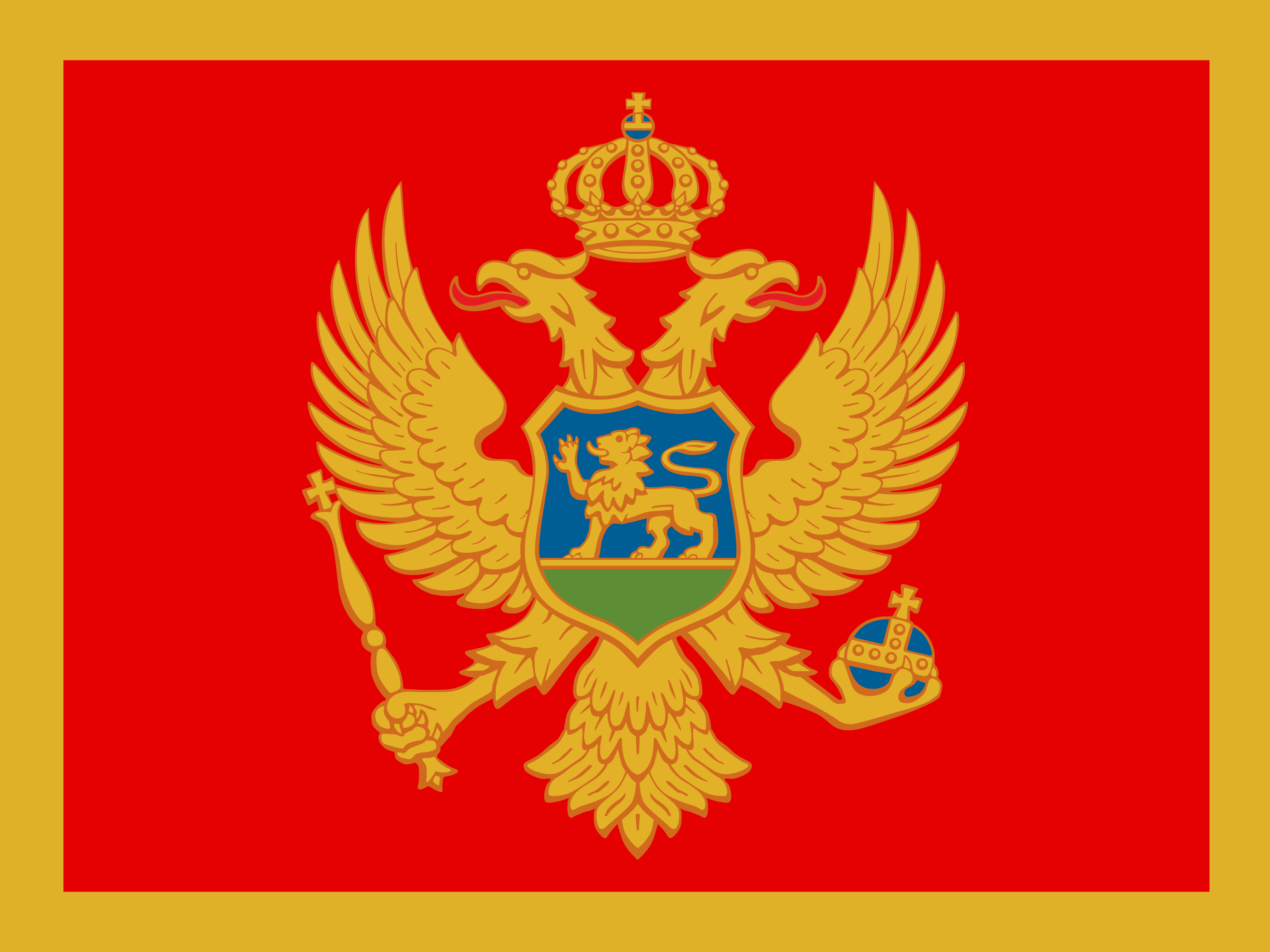 Montenegro flag
