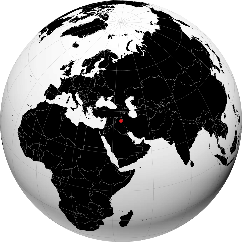 Kirkuk på globussen