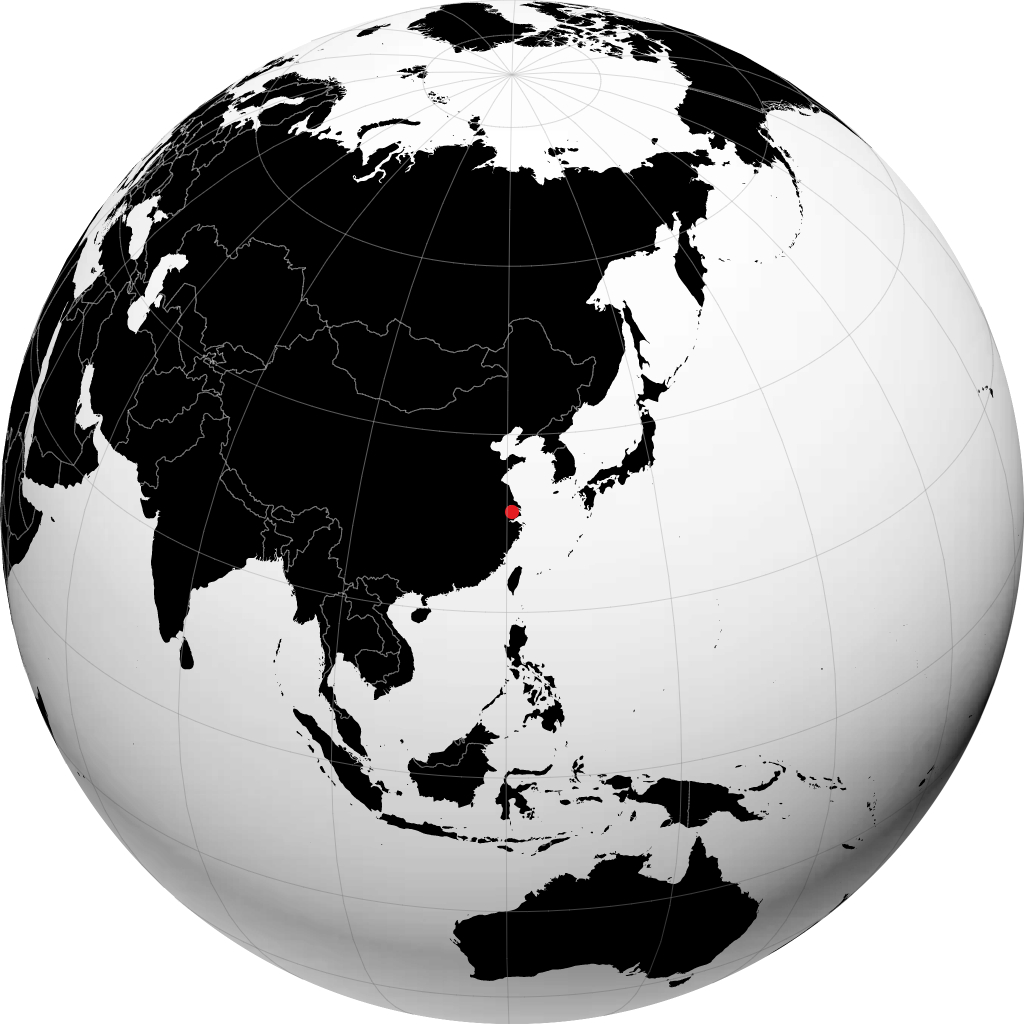 Suzhou på globussen