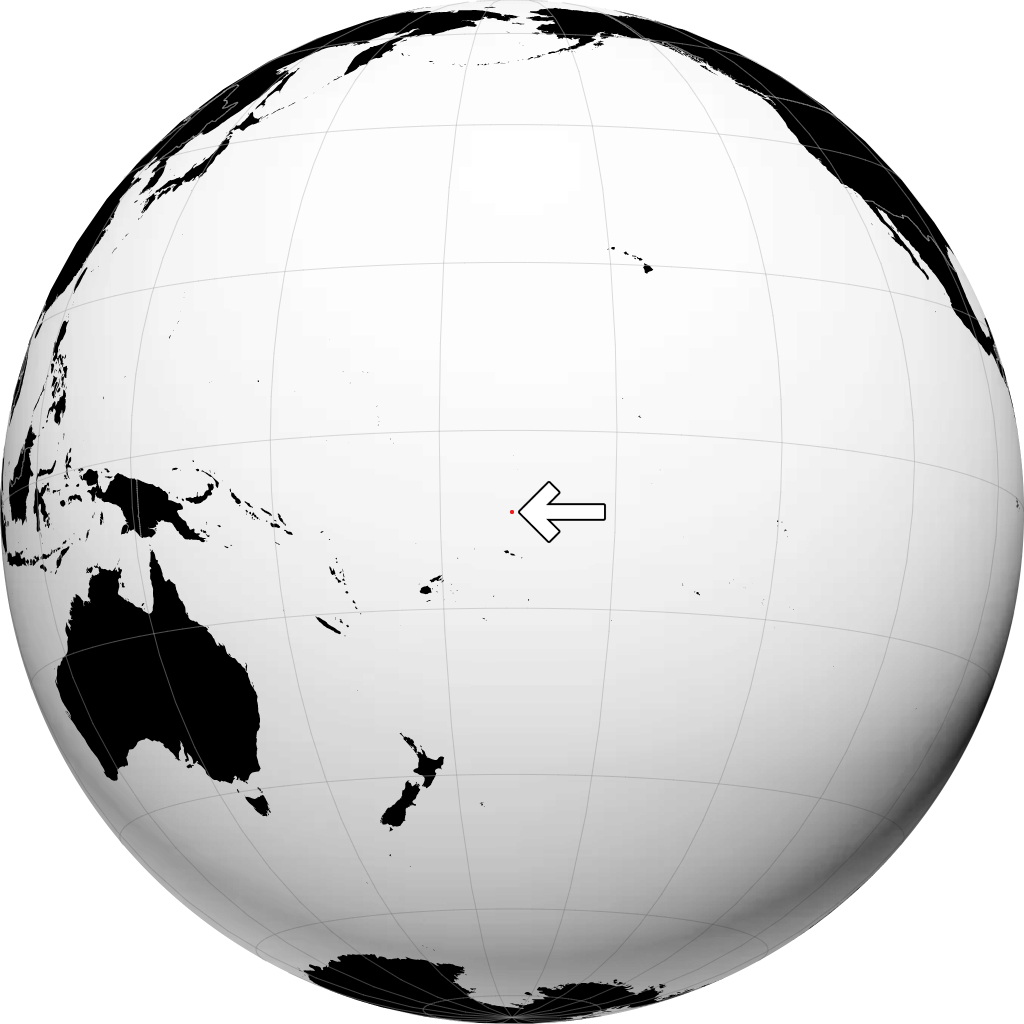 Tokelau på globussen