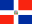 Den Dominikanske Republik flag